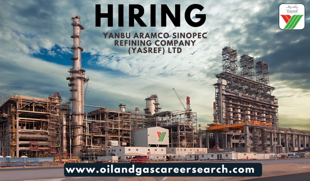 Yanbu Aramco Sinopec Refining YASREF Job Vacancies